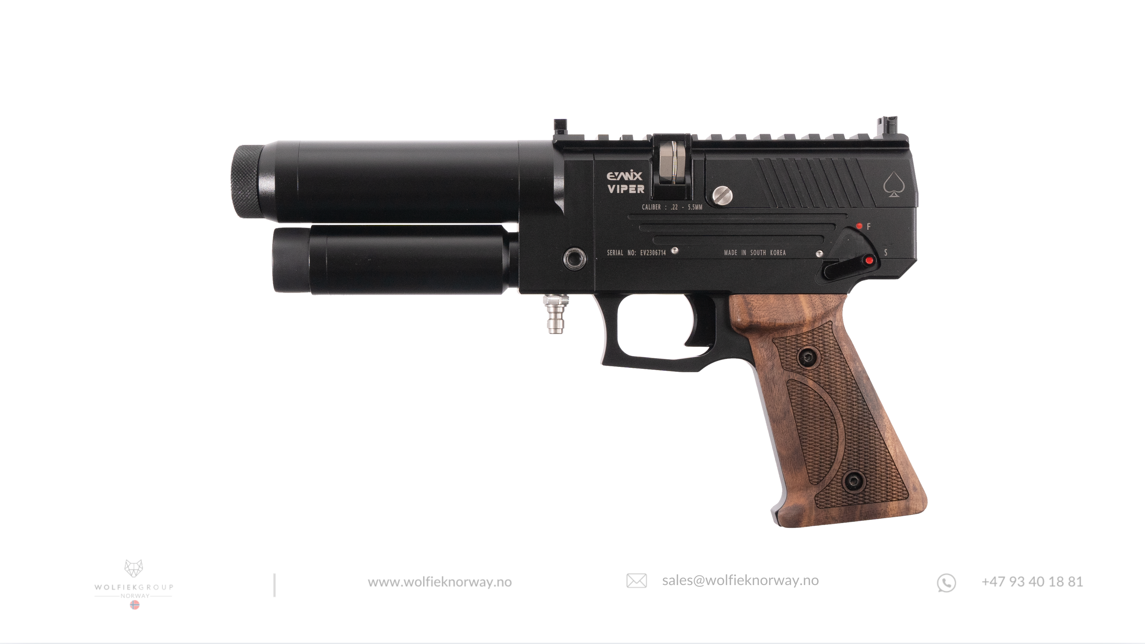 .177 Cal Evanix Semi-automatic Pistol · Viper
