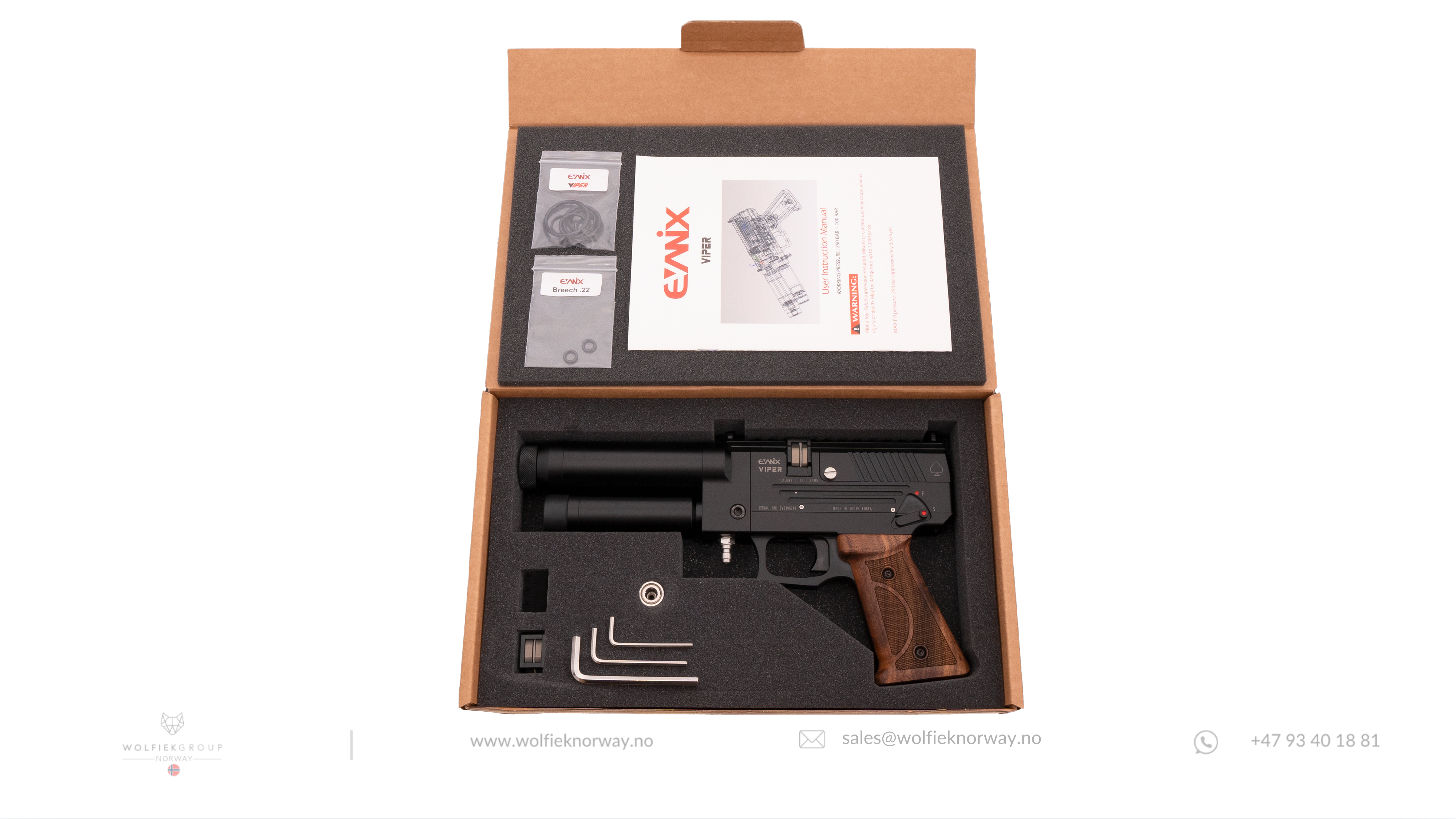 .177 Cal Evanix Semi-automatic Pistol · Viper