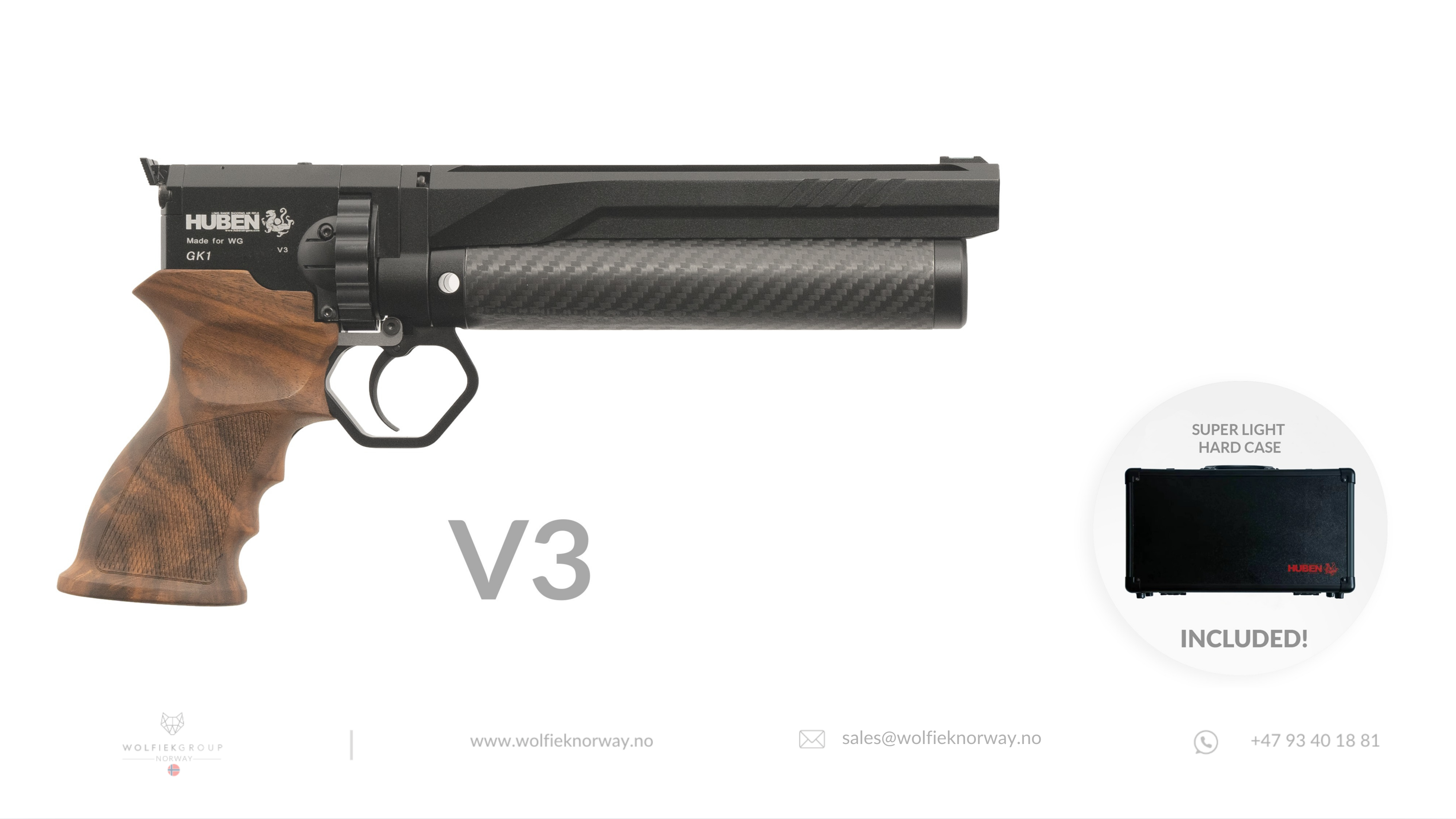 Cal .177 (4.5mm) · Huben Pistol GK1 (V3)