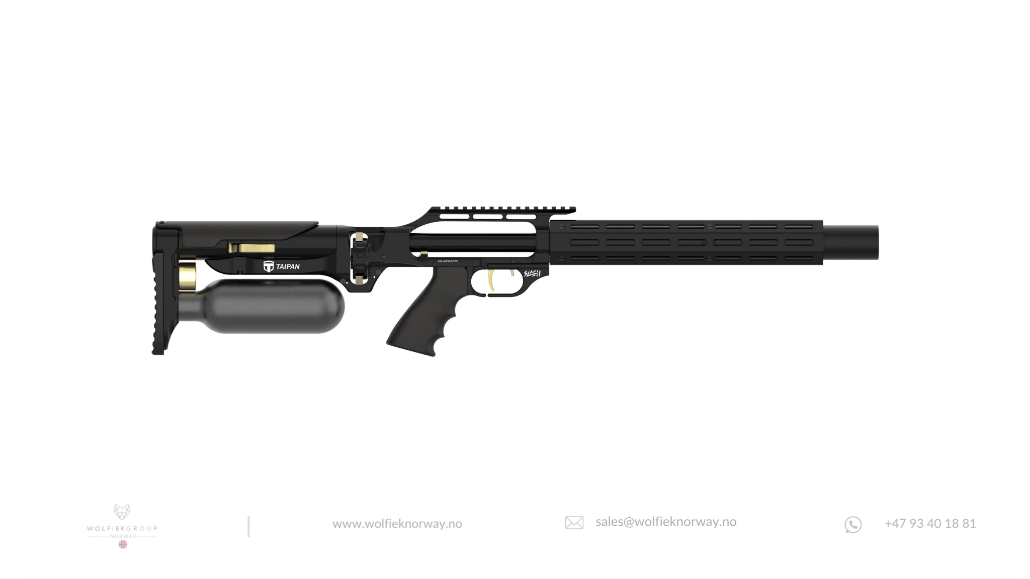 Taipan Slash Tactical PCP luftgevær – 420mm